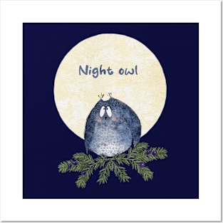 Night owl Posters and Art